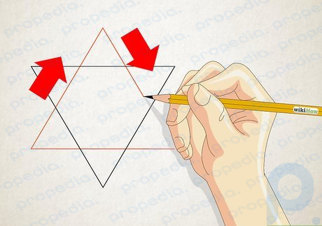 Paso 2 Dibuja otro triángulo.