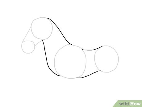 Schritt 4 Zeichnen Sie Kurven, die den Körper mit dem Kopf verbinden.
