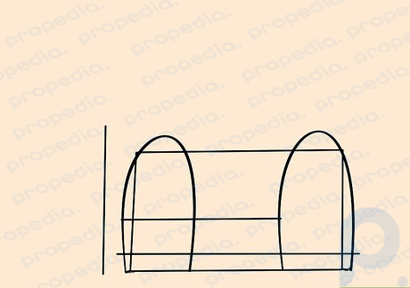 Шаг 6. С левой стороны исходного рисунка нарисуйте рядом с ним вертикальную линию.