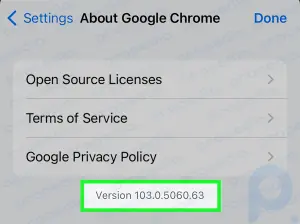 How to Find Your Version on Chrome on iPhone or iPad