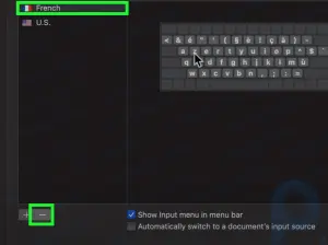 So werden Sie eine französische Tastatur los