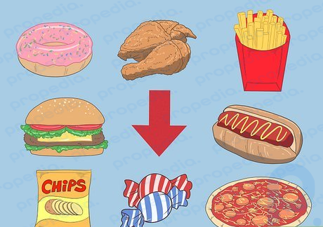Step 1 Limit your junk food intake.