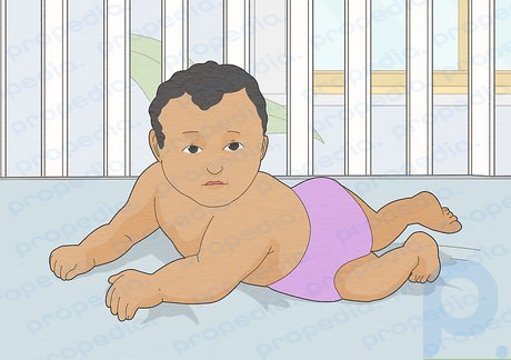 Step 1 Place your baby in their crib after their bedtime routine.