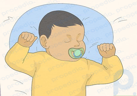 Step 2 Offer your baby a pacifier to help soothe them.