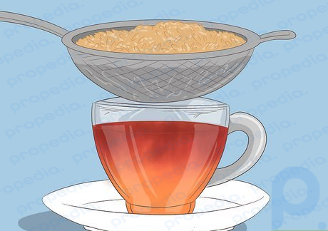 Step 7 Drink rice tea.