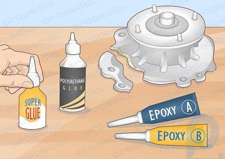 El epoxi, el poliuretano y los súper pegamentos son pegamentos para metales fuertes y populares.