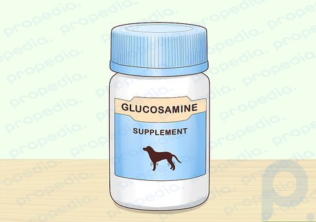 Paso 4 Agregue un suplemento de glucosamina a la dieta de su perro.