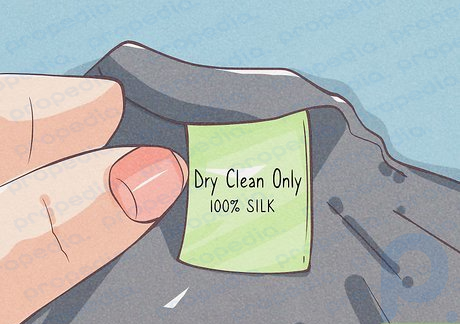 Step 1 Anything labeled “dry clean only”