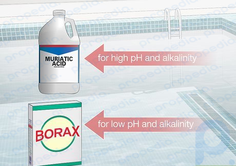 Etapa 4 Ajuste o pH e a alcalinidade da sua piscina para matar as fontes de alimento.
