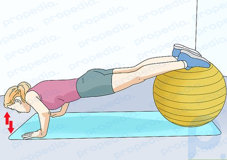 Step 5 Incorporate a balance ball into your full-body workouts.