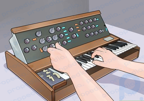 Шаг 2. Управляйте синтезатором с помощью контроллера инструмента.