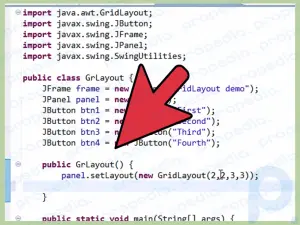 Java で GUI グリッドを作成する方法