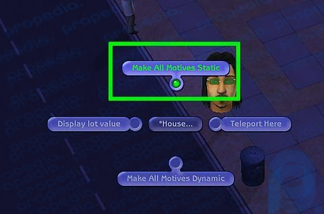 Step 6 Click Make All Motives Static.