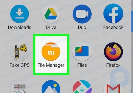 Paso 10. Instale y abra la aplicación Mi File Manager.