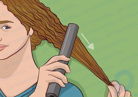 Step 2 Curl or straighten your hair if you have time.
