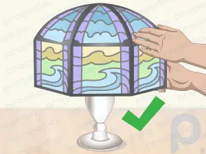 How to Paint Glass Lamp Shades