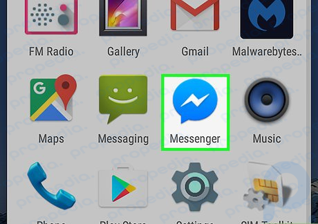 Adım 1 Facebook Messenger'ı açın.
