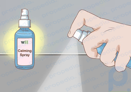 Étape 4 Utilisez des sprays apaisants.