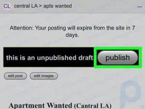 Comment publier des photos sur Craigslist sur iPhone ou iPad