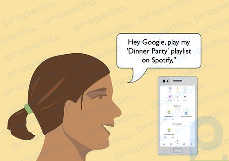 Passo 2 Peça ao Google Home para reproduzir suas playlists.