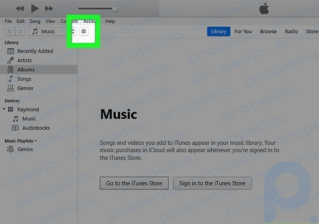 Étape 3 Cliquez sur l'icône de votre iPod Shuffle.