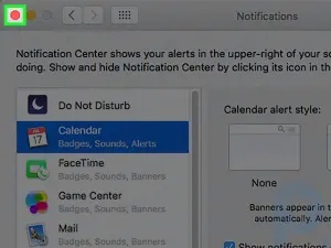 Cómo eliminar una aplicación del Centro de notificaciones de Mac
