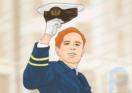Step 1 Understand the origins of the Navy salute.