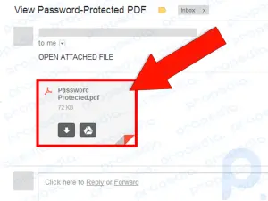 Comment afficher un PDF protégé par mot de passe à l'aide de Gmail