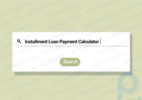 Step 1 Search for Installment Loan Payment Calculator.