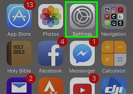 Paso 1: Abre la aplicación Configuración en el ícono de tu iPhone.