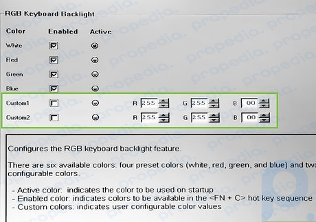 Step 5 Use the input boxes to add your color.