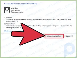 Como alterar uma conta de convidado para administrador no Windows