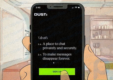Dust is a heavily-encrypted messaging app.