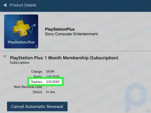 PlayStation Plus Son Kullanma Tarihini Kontrol Etme