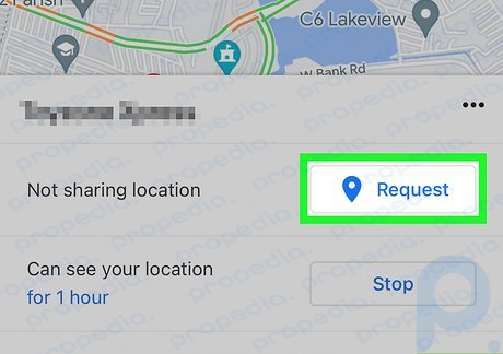 Step 4 Start sharing the phone’s location with yourself.