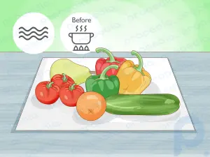 Wie man Obst und Gemüse mit Backpulver wäscht