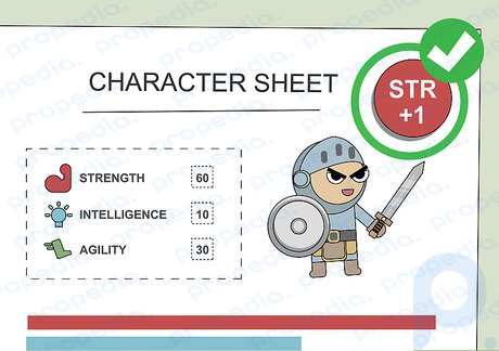 Step 4 Determine growth mechanics for the characters.