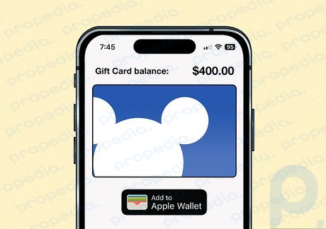 Step 3 Check for a black Add to Apple Wallet badge.