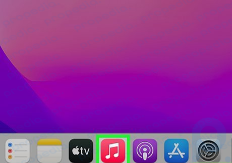 Шаг 6. Откройте приложение «Музыка» на своем Mac.
