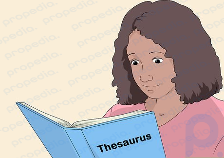 Step 1 Consult a thesaurus.
