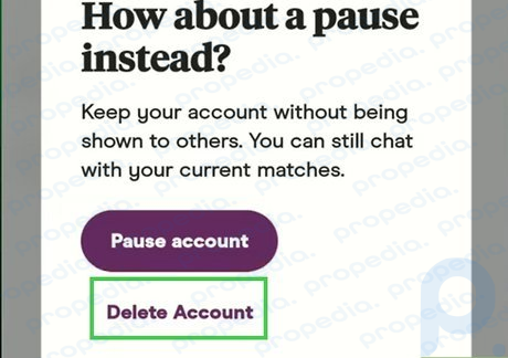 Step 4 Tap Delete or Pause Account.