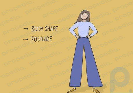 ステップ 5 彼女の体型について話し合います。