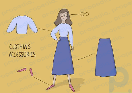 Étape 6 Parlez de la façon dont elle est habillée.