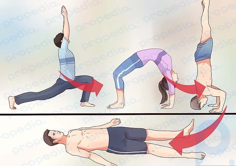 Step 3 Start and end with low intensity poses.
