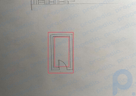 Step 1 Identify the walls in the drawing.