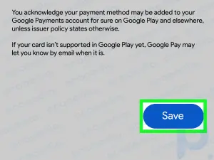 Ajouter une carte à Google Pay : cartes de débit ou de crédit