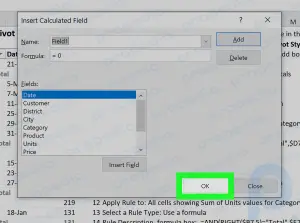 How to Add a Column or Calculated Field in an Excel Pivot Table