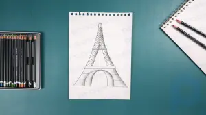 Dibujando la Torre Eiffel: instrucciones sencillas paso a paso
