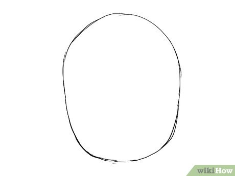 Passo 4 Desenhe uma forma oval a lápis.