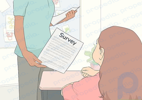 Step 3 Create a simple survey for younger students to fill out.